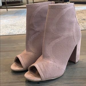 Beige booties